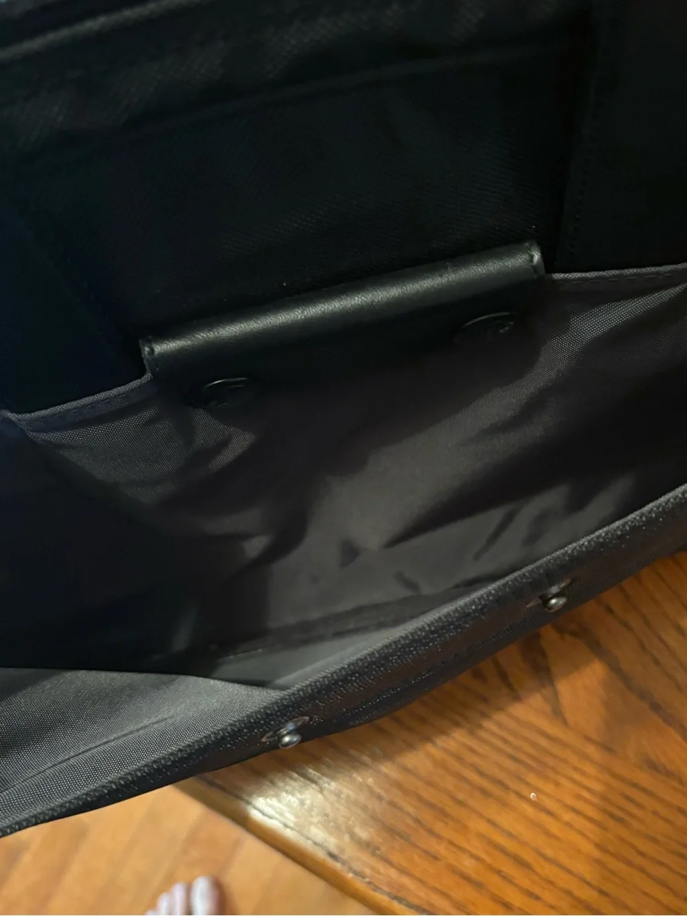 Briggs & Riley @work Black Ballistic Nylon Slim Laptop Briefcase Bag Tech Brief